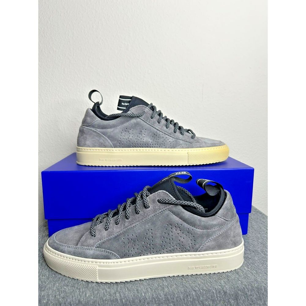 P448 Sohosock Grey Suede Sneakers Men's Size EU 41 US 7.5